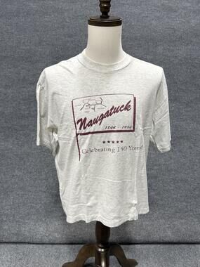 Vintage Softee Naugatuck 150 Years Shirt Mens XL Gray USA Anniversary 90s
